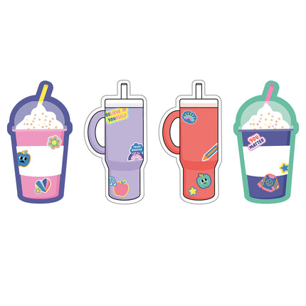 Cups & Water Bottles Cutouts We Stick Together