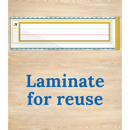 Let's Explore Nameplates, 36 Per Pack, 6 Packs