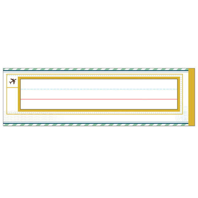 Let's Explore Nameplates, Pack of 36