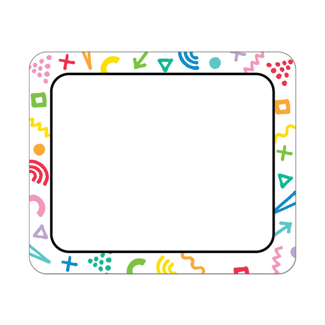 Happy Place Name Tags, Pack of 40