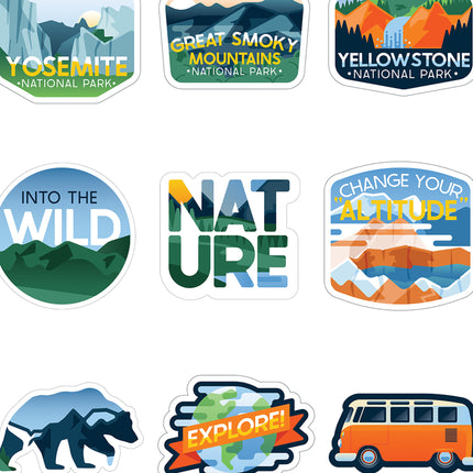 Adventure Vinyl Stickers