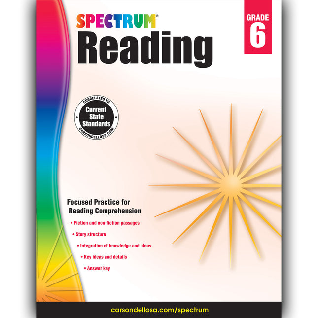 Reading Workbook, Grade 6