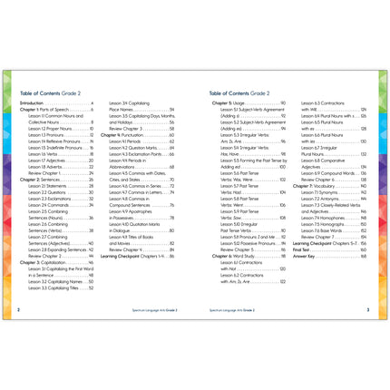 Spectrum Language Arts Workbook, Grade 2