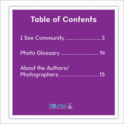 I See Community Reader, Grade PK-2, Paperback