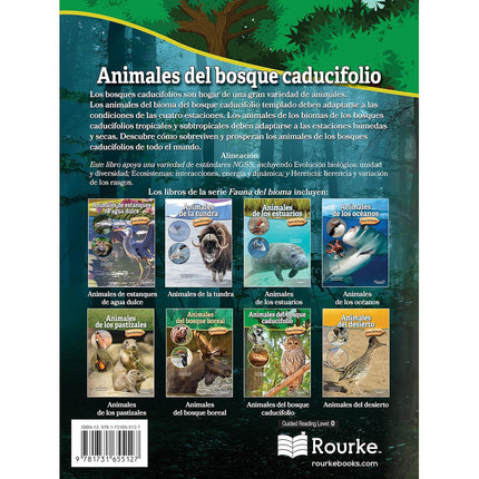 Animales del bosque caducifolio Hardcover