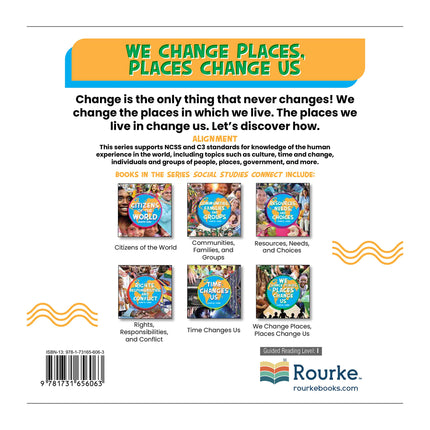 We Change Places, Places Change Us Hardcover