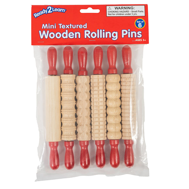 Mini Textured Wooden Rolling Pins