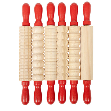 Mini Textured Wooden Rolling Pins