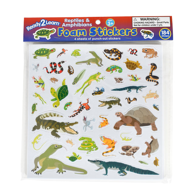 Foam Stickers Reptiles & Amphibians