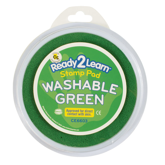 Jumbo Circular Washable Stamp Pad - Green