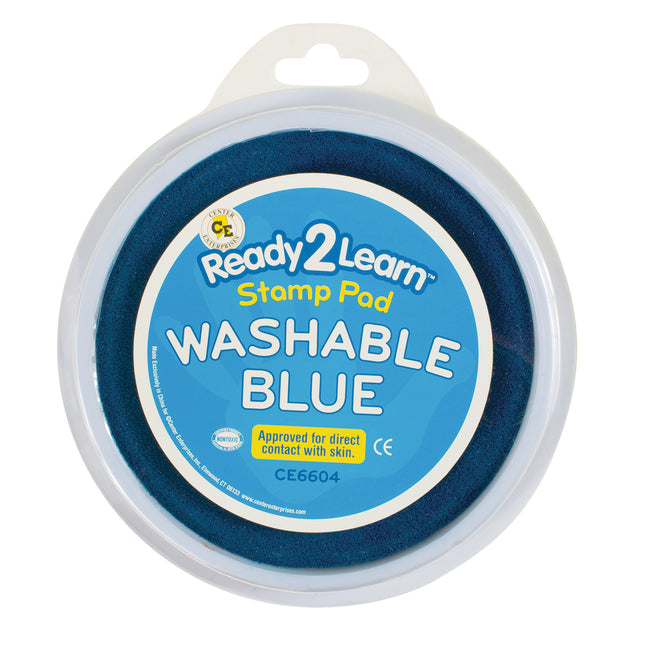 Jumbo Circular Washable Stamp Pad - Blue
