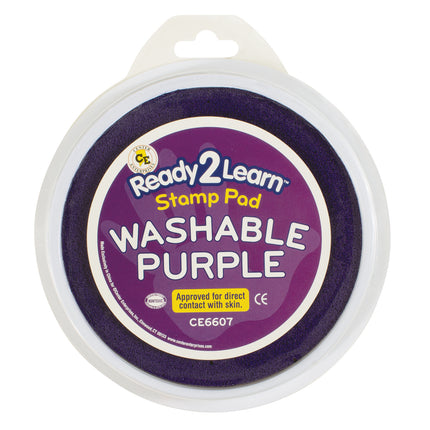 Jumbo Circular Washable Stamp Pad - Purple
