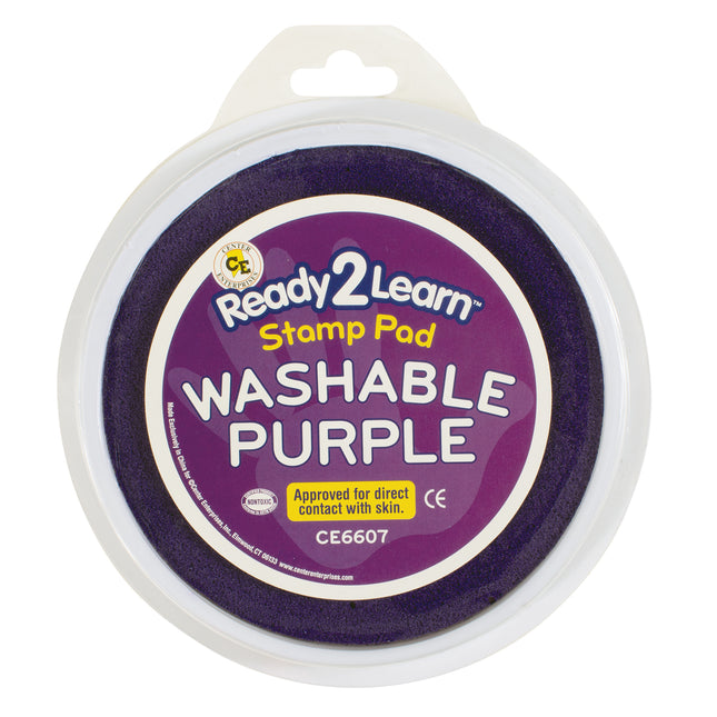 Jumbo Circular Washable Stamp Pad - Purple