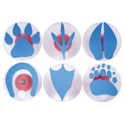 Giant Stampers - Paw Prints - Set of 6