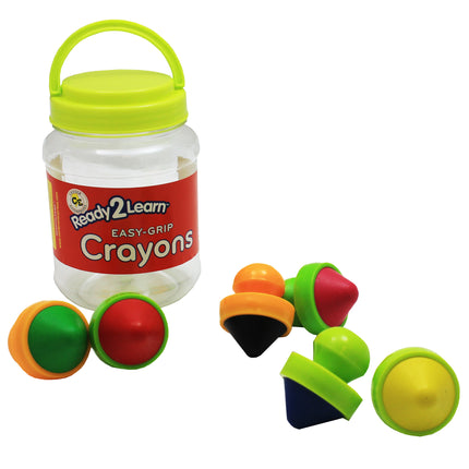 Easy Grip Crayons - 6 Colors