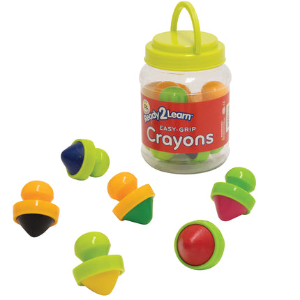 Easy Grip Crayons - 6 Colors