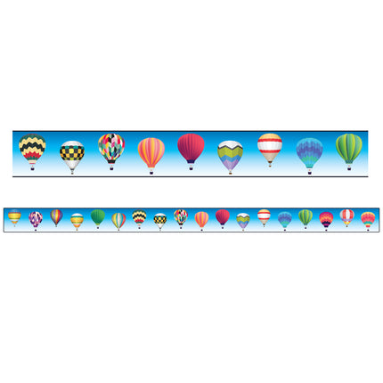 Hot Air Balloons Magnetic Straight Border