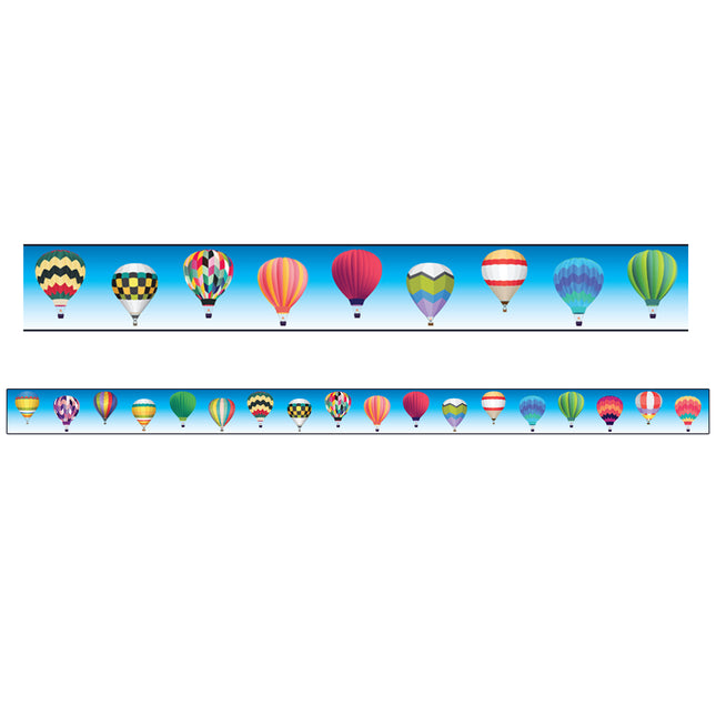 Hot Air Balloons Magnetic Straight Border