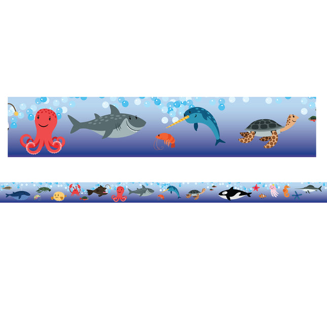 Sea Life Magnetic Straight Border