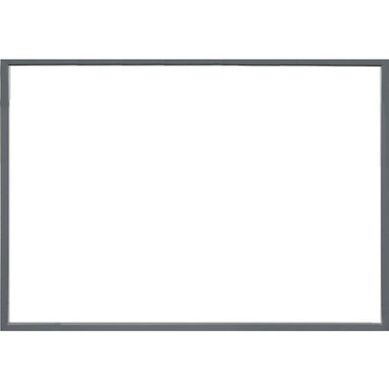 Magnetic Dry Erase Board, 17" x 23", w/Eraser/Marker and 2 Magnets, Gray Frame, 1 Each