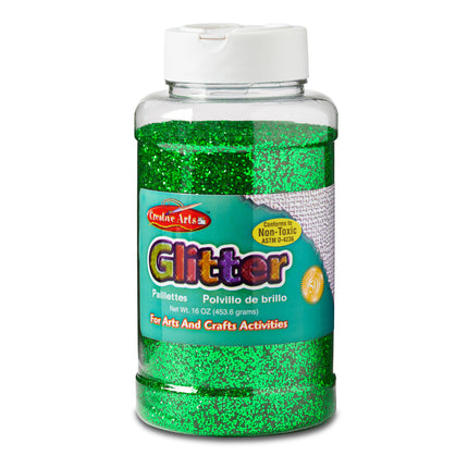 Glitter, 16 oz. Bottle, Green