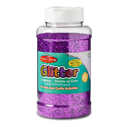 Glitter, 16 oz. Bottle, Purple
