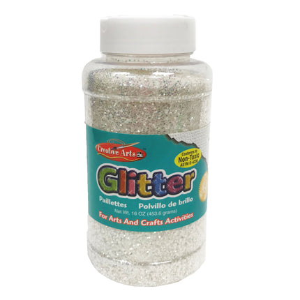 Glitter, 16 oz. Bottle, Iridescent