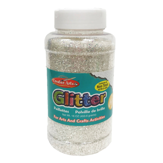 Glitter, 16 oz. Bottle, Iridescent