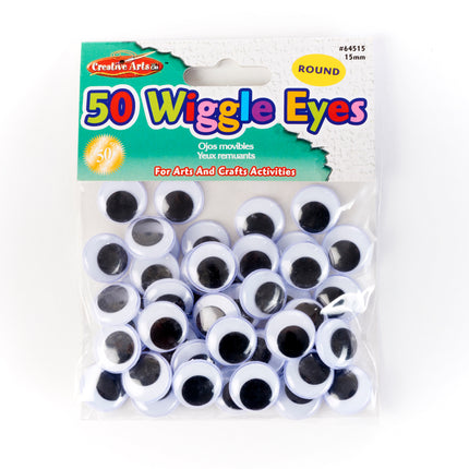 Wiggle Eyes, Round