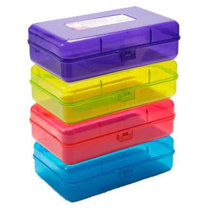 Pencil Box - Translucent Assorted Colors