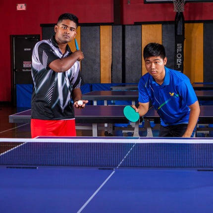 Plastic Rubber Face Table Tennis Paddle