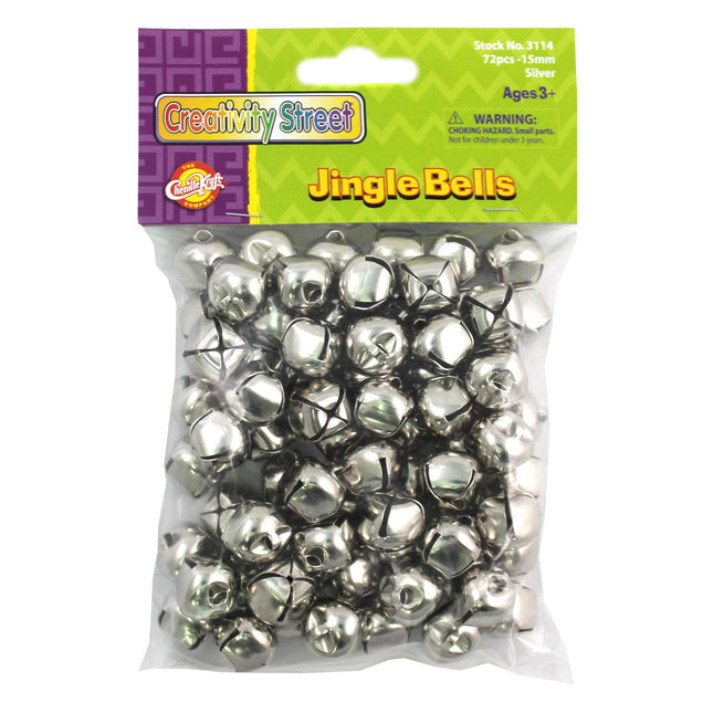 Jingle Bells, Silver, 72 Count