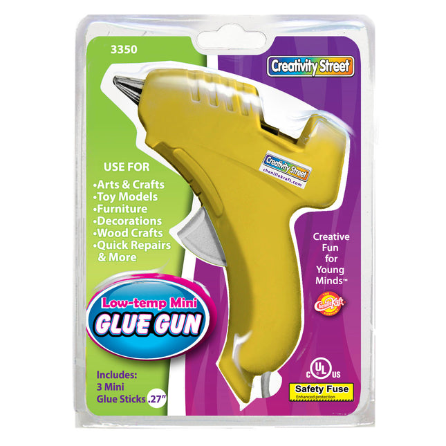 Low-Temp Mini Glue Gun, Yellow, 5.5" x 4"
