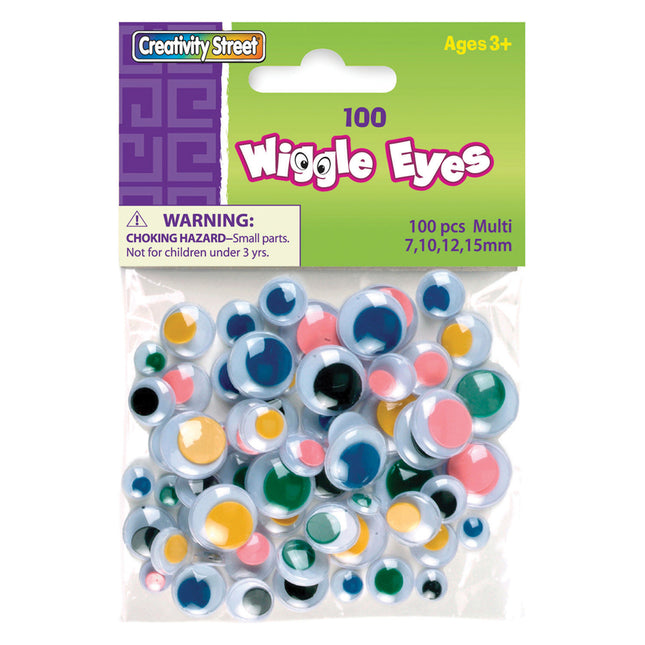 Wiggle Eyes, Multi-Color