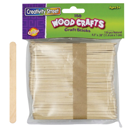 Regular Craft Sticks, Natural