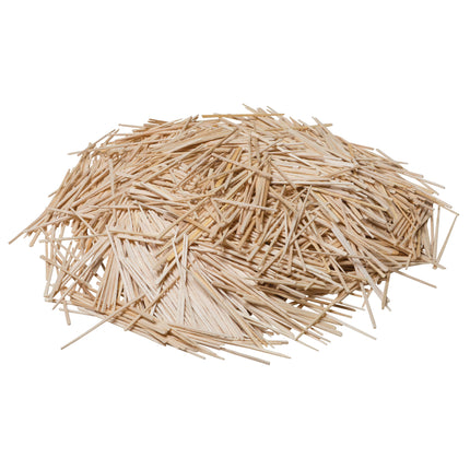 Natural Toothpicks, Flat, 2500 Count
