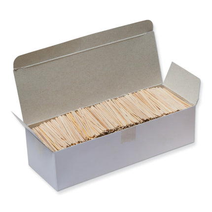 Natural Toothpicks, Flat, 2500 Count
