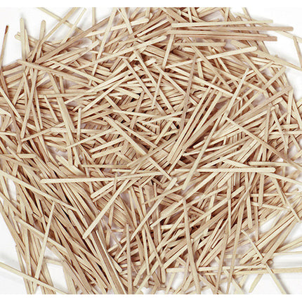 Natural Toothpicks, Flat, 2500 Count