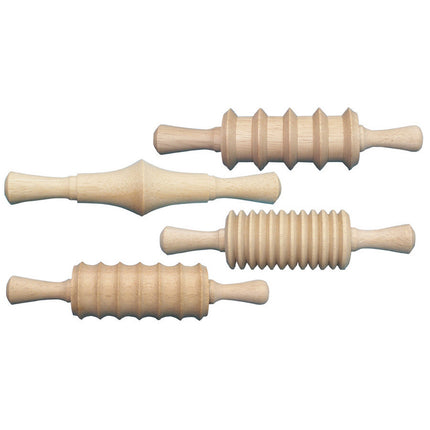 Wood Rolling Pin Set