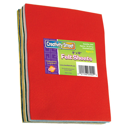 Felt Sheets, 7 Assorted Colors