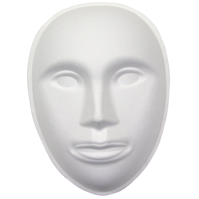 Paperboard Mask, Face, White, 1 Piece