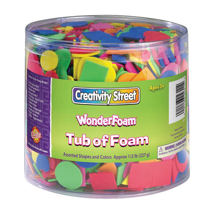 WonderFoam® Craft Tub, Foam Shapes, Assorted Sizes