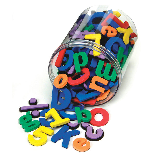 Magnetic Letters, Numbers & Symbols, Assorted Colors & Sizes