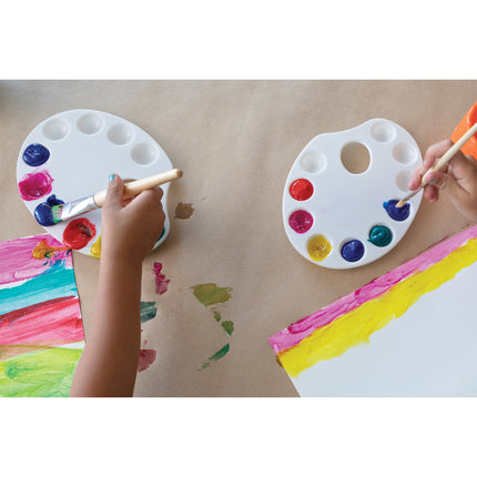 Paint Trays, Round, 10-Well, 6.75" Diameter, 10 Trays