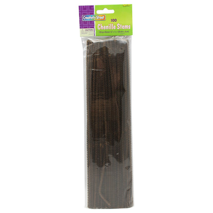 Regular Stems, Brown, 100 Pieces