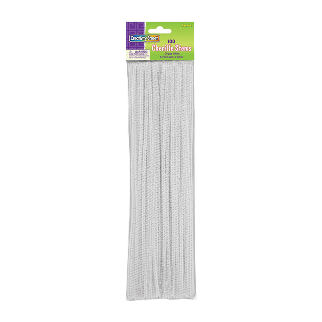 Regular Stems, White, 100 Pieces