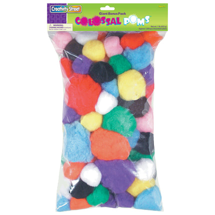Poms, Assorted Sizes, 1 lb.