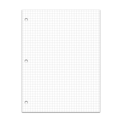 Filler Paper Graph Ruled 4x4 80/pk