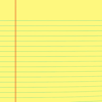 Legal Pad Wide Ruled Yellow