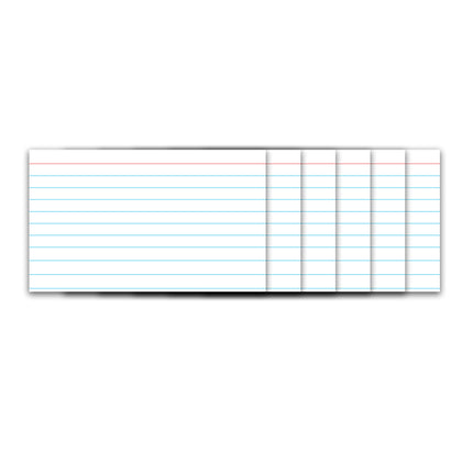 3 X 5 Index Cards White 100ct
